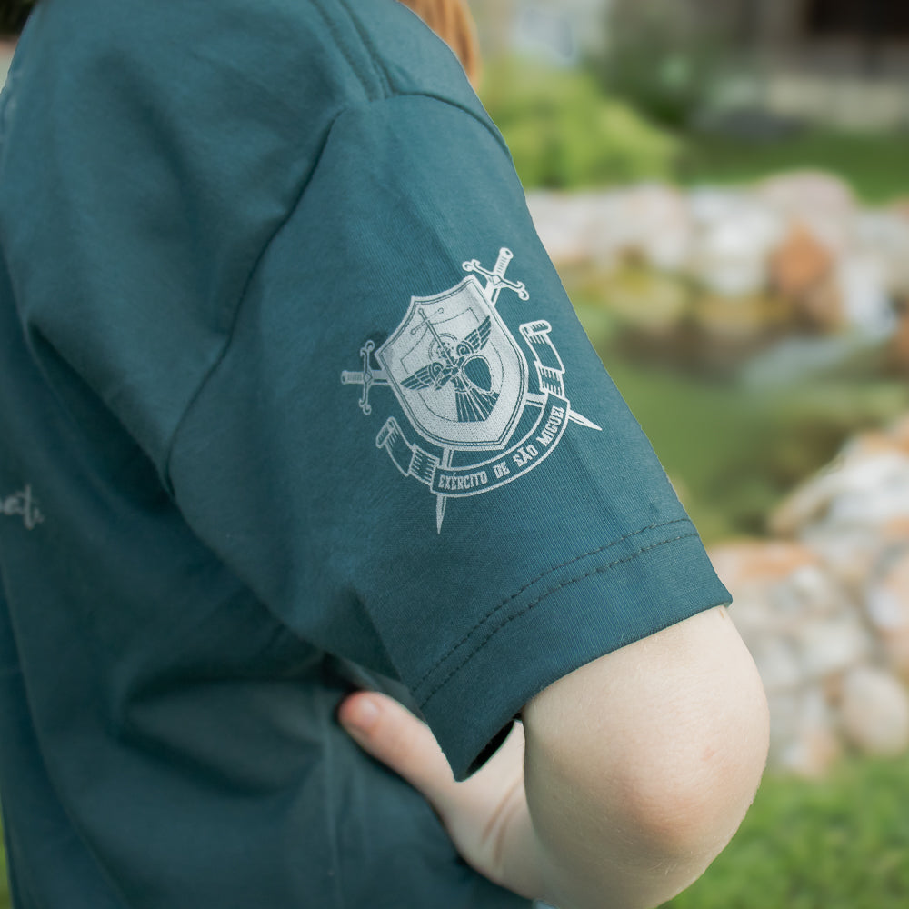 Camiseta Infantil Glorioso São Miguel Arcanjo - Hesed