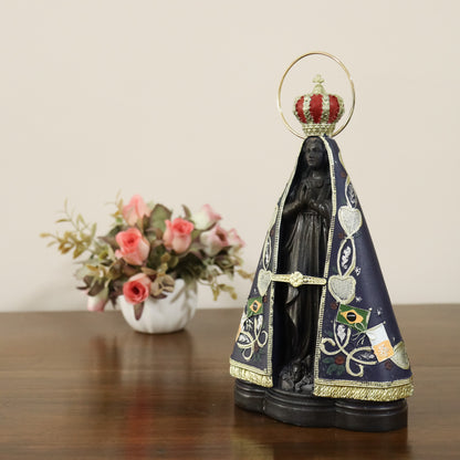 Imagem Nossa Senhora Aparecida 20 cm resina