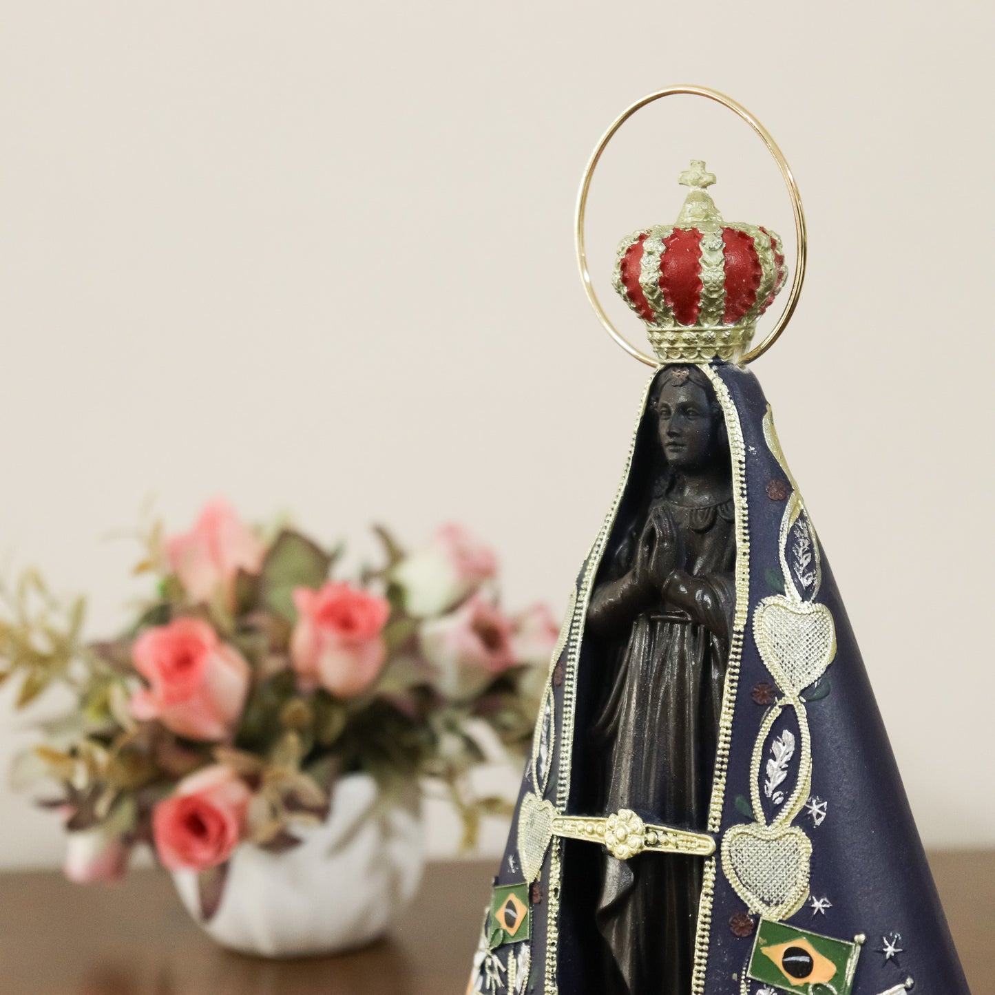 Imagem Nossa Senhora Aparecida 20 cm resina
