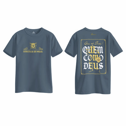 Camiseta Quem como Deus - Exército de São Miguel - Hesed