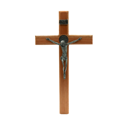 Cruz de Parede 36 cm - Prata Velha