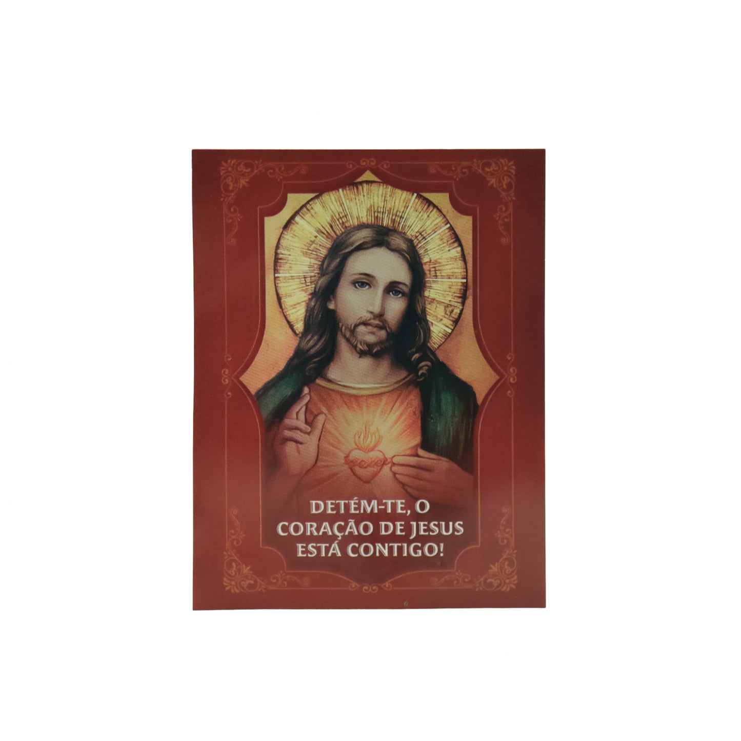 Medalha 25mm Detem-te Sagrado Coração de Jesus - Hesed