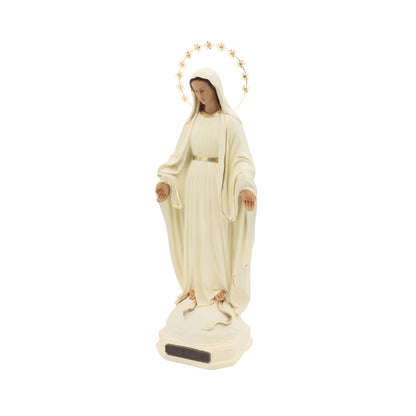 Imagem Nossa Senhora das Graças Francesa com auréola 30 cm marfim