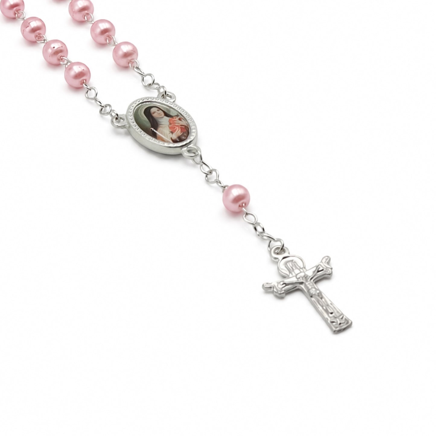 Dezena Carro Pérola Rosa Santa Teresinha