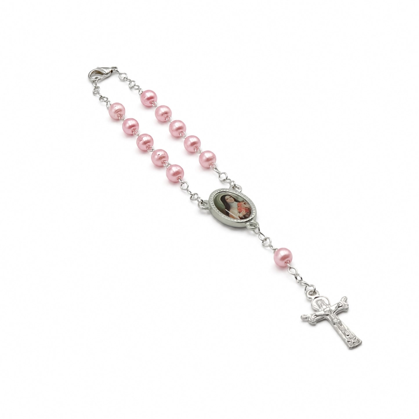 Dezena Carro Pérola Rosa Santa Teresinha
