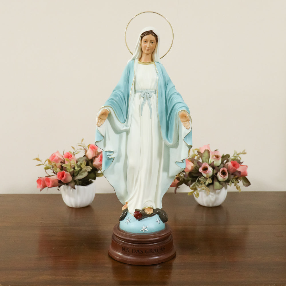 Imagem Nossa Senhora das Graças 30 cm resina