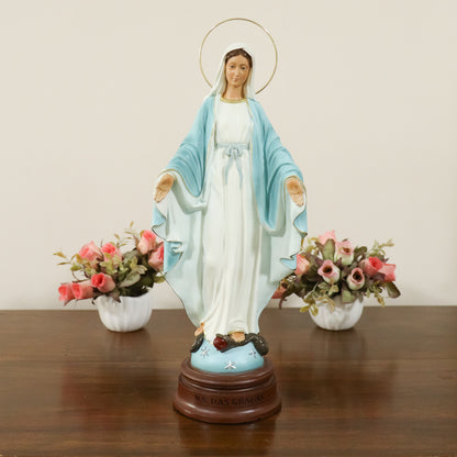 Imagem Nossa Senhora das Graças 30 cm resina