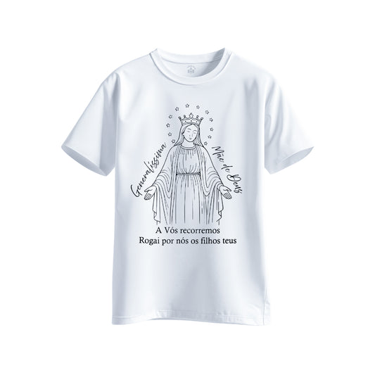 Camiseta Nossa Senhora das Graças (Hesed) - Branca