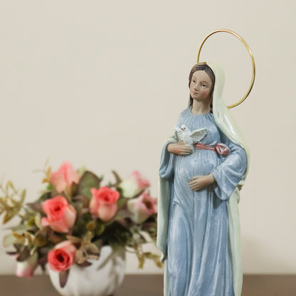 Imagem Nossa Senhora Grávida 20 cm (Linha EURO) resina