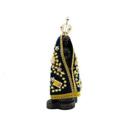Imagem Nossa Senhora Aparecida 25 cm com manto e coroa