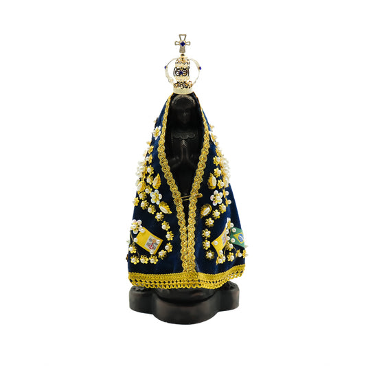 Imagem Nossa Senhora Aparecida 25 cm com manto e coroa