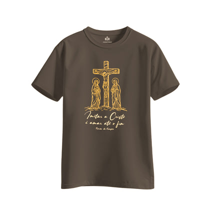 Camiseta Imitar a Cristo é amar até o fim - Hesed
