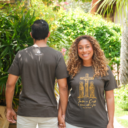 Camiseta Imitar a Cristo é amar até o fim - Hesed