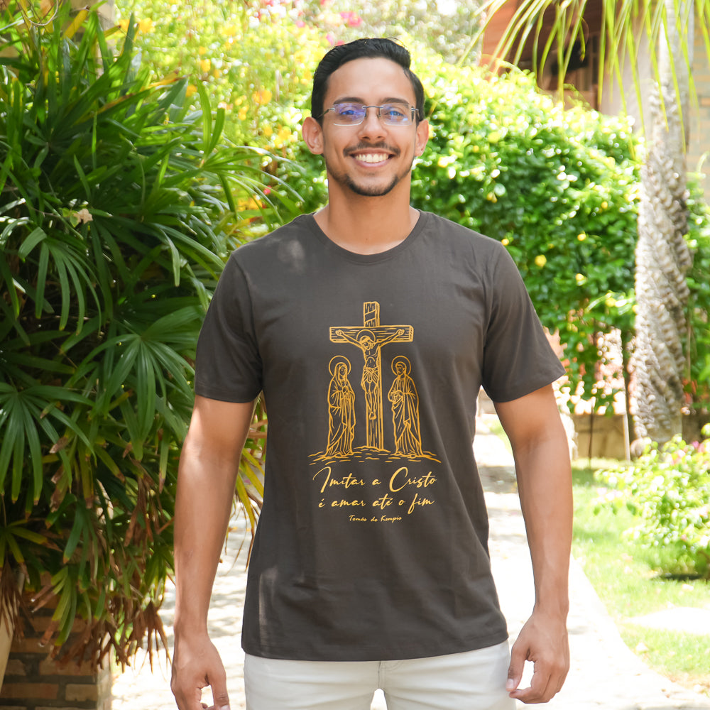 Camiseta Imitar a Cristo é amar até o fim - Hesed