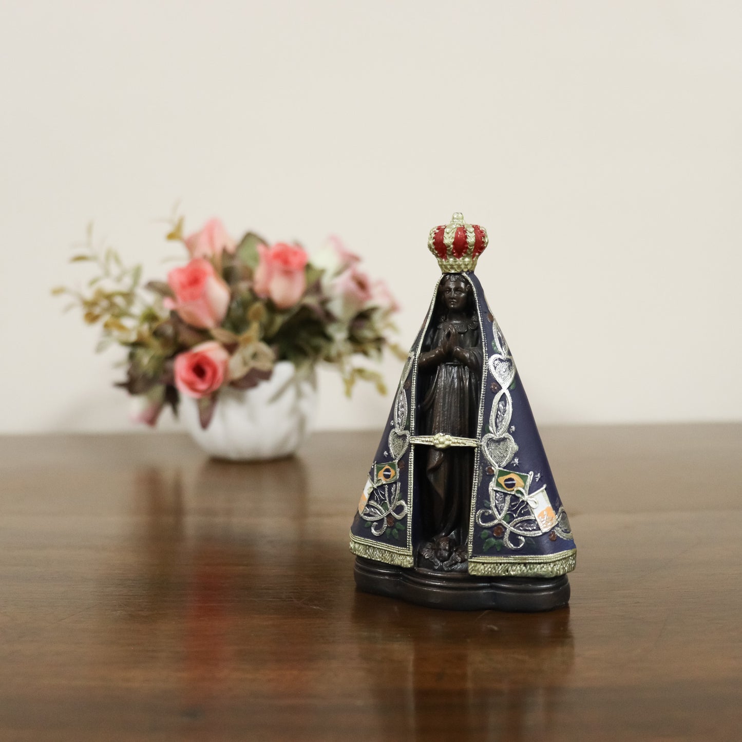 Imagem Nossa Senhora Aparecida 10 cm resina