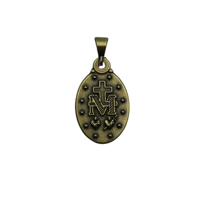 Medalha de Nossa Senhora das Graças 18mm Ouro Velho