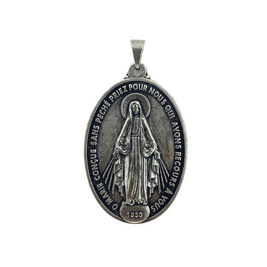 Medalha Milagrosa 39 mm Níquel
