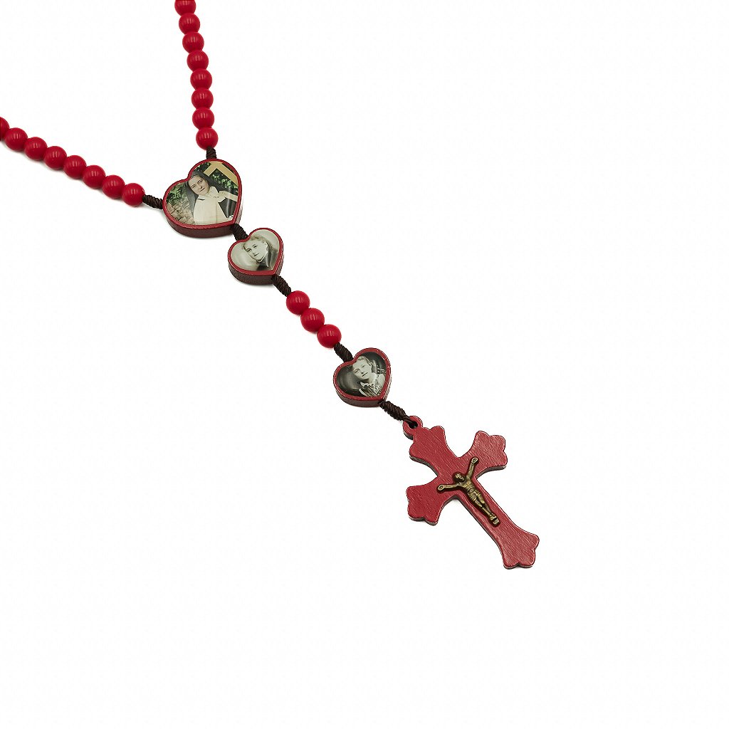 Terço Santa Teresinha Bolsinha Zíper