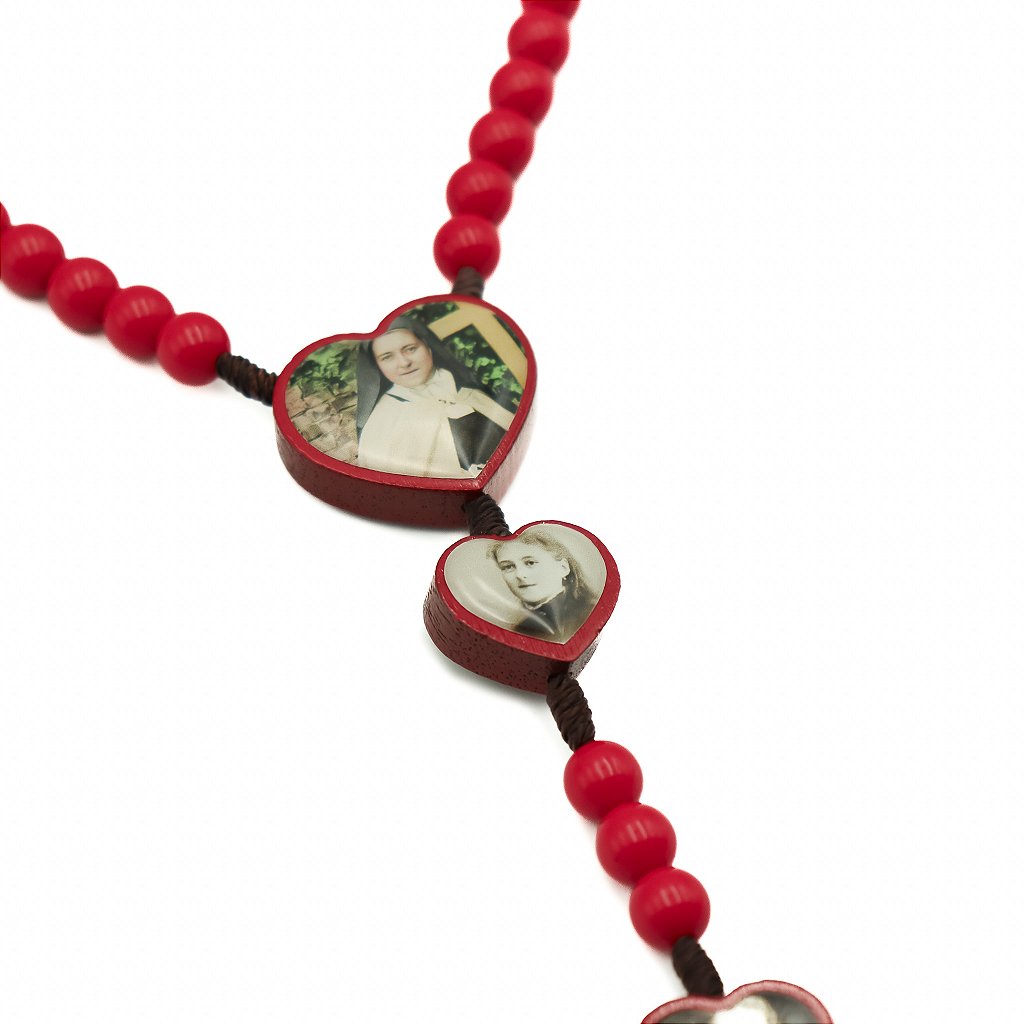 Terço Santa Teresinha Bolsinha Zíper