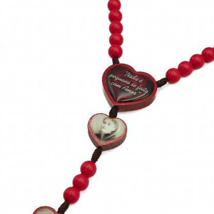 Terço Santa Teresinha Bolsinha Zíper