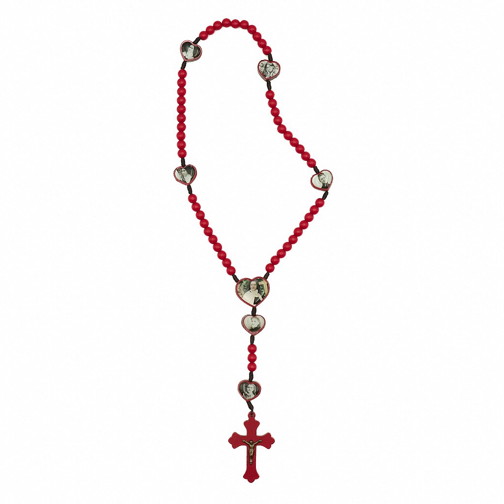 Terço Santa Teresinha Bolsinha Zíper