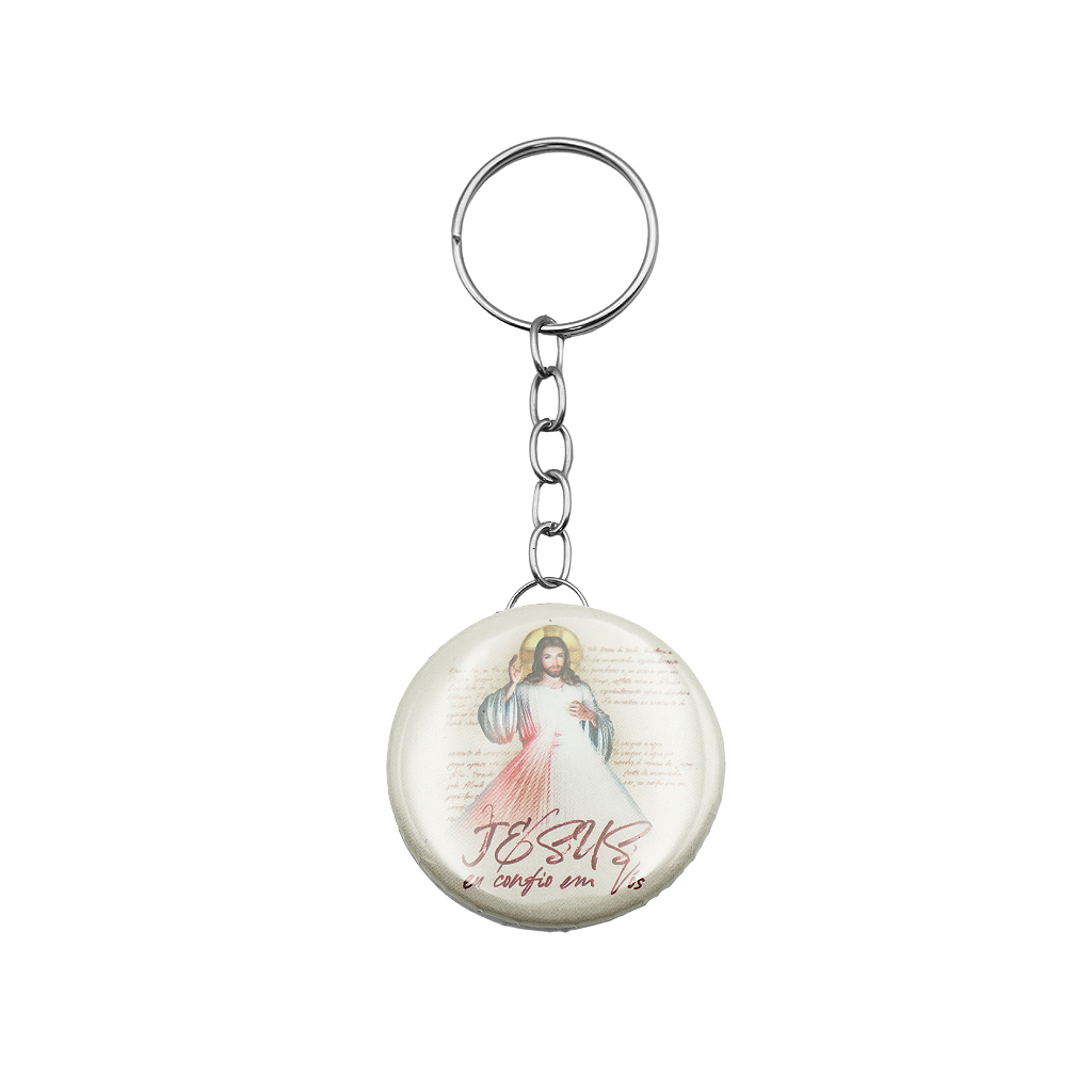 Chaveiro Jesus Eu Confio em Vós
