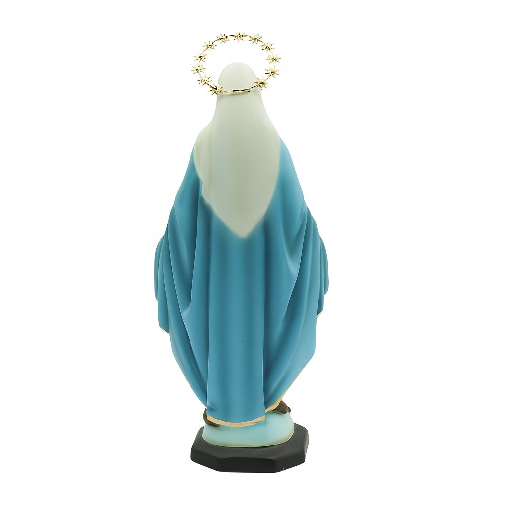 Imagem Nossa Senhora Graças 32cm Resina Colorida