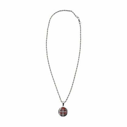 Colar Inox São Bento Resinado