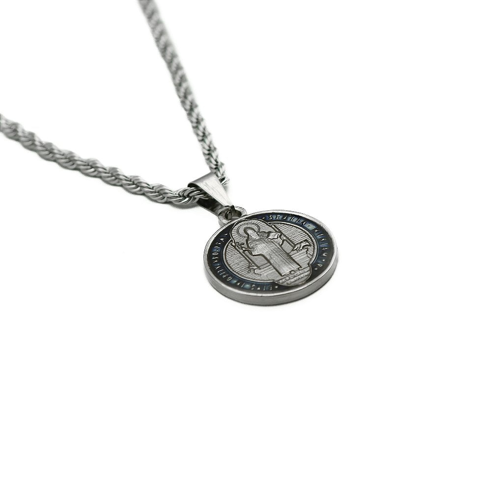 Colar Inox São Bento Resinado