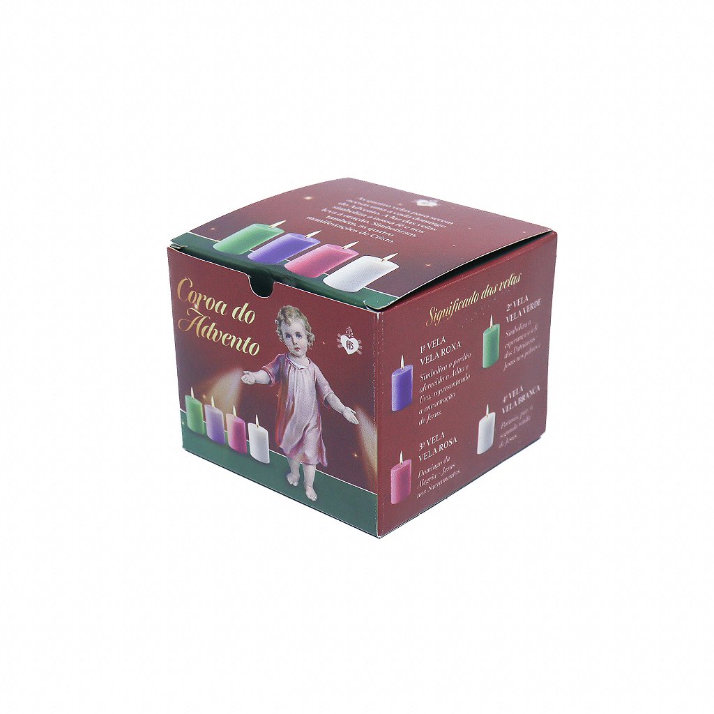 Kit Vela do Advento em Preparação Para o Natal de Jesus - Hesed