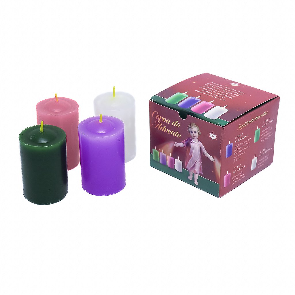 Kit Vela do Advento em Preparação Para o Natal de Jesus - Hesed