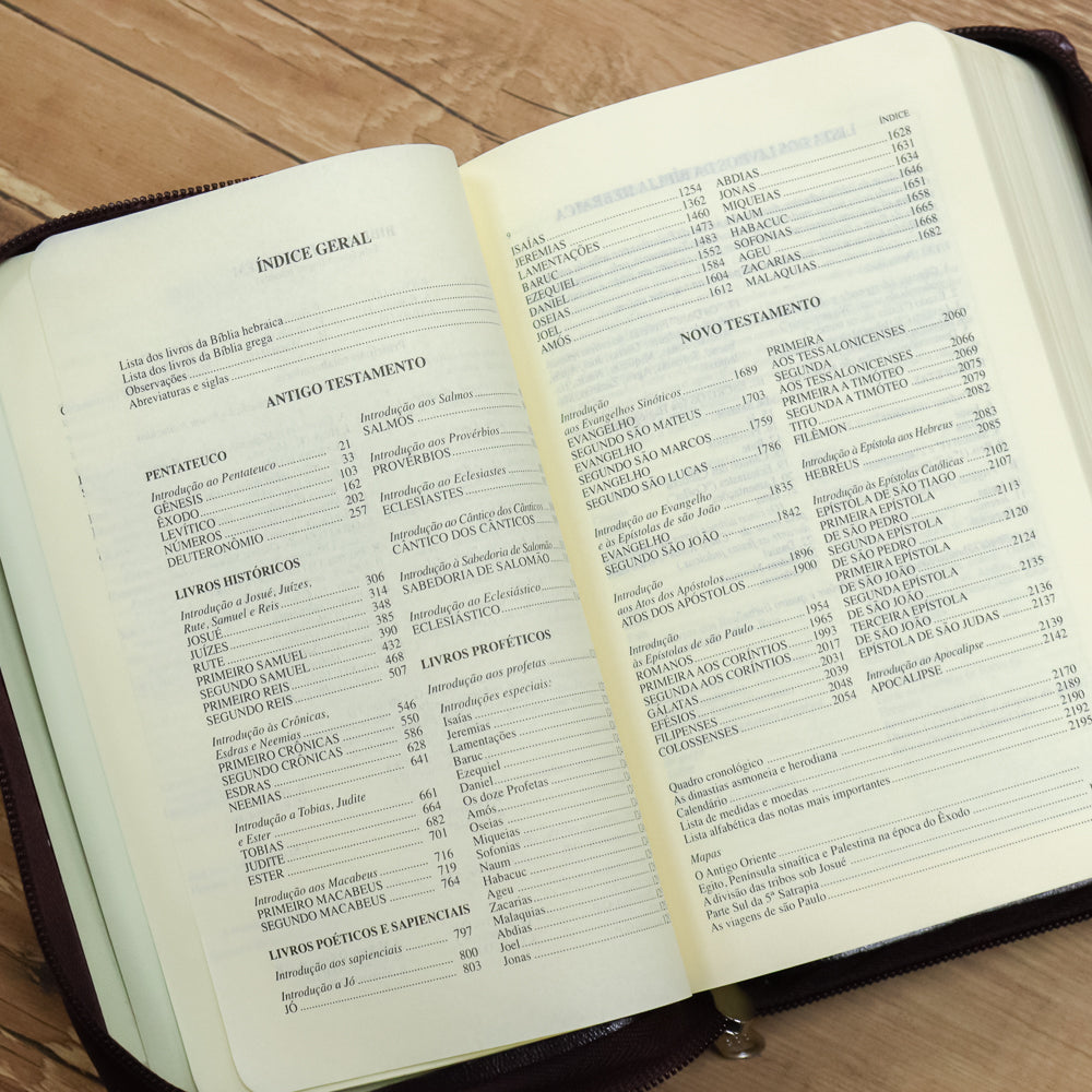 Bíblia de Jerusalém – Formato Bolso – Zíper