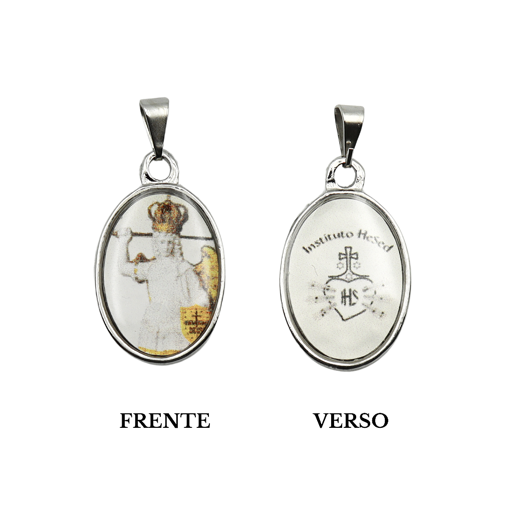 Medalha Resinada 2cm São Miguel Arcanjo - Hesed