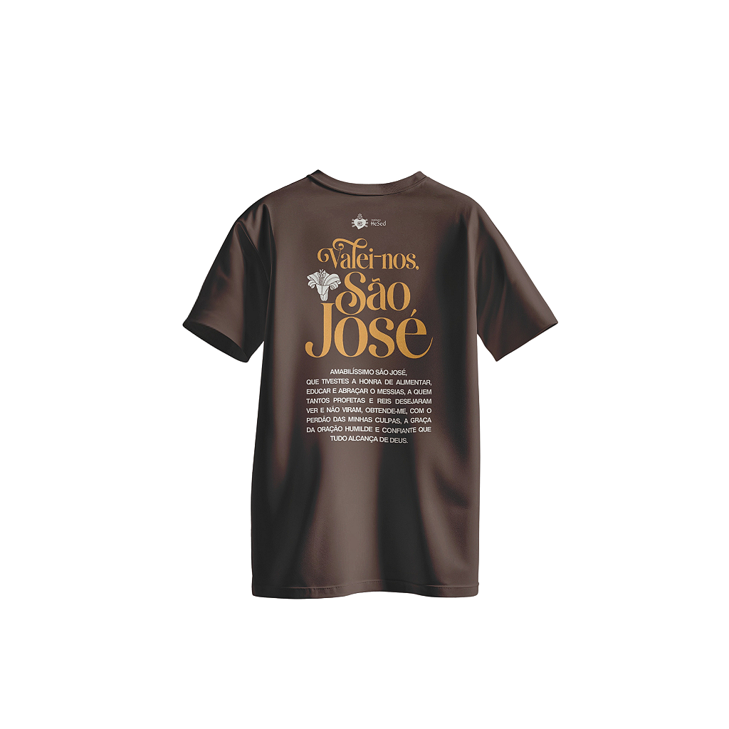 Camiseta Infantil de São José Marrom