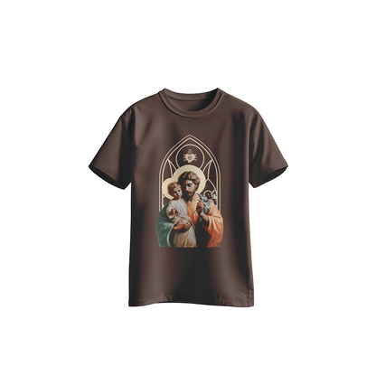 Camiseta Infantil de São José Marrom