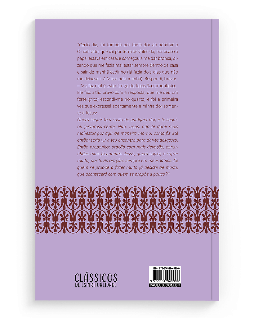 O caderno dos meus pecados - Santa Gemma Galgani