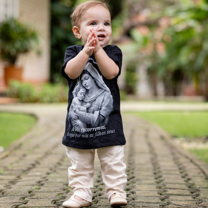 Camiseta Gratia Plena Infantil - Hesed