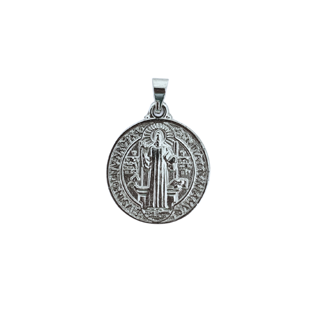 Medalha de São Bento 20 mm Níquel
