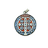 Medalha de São Bento 30 mm Níquel - Resinada