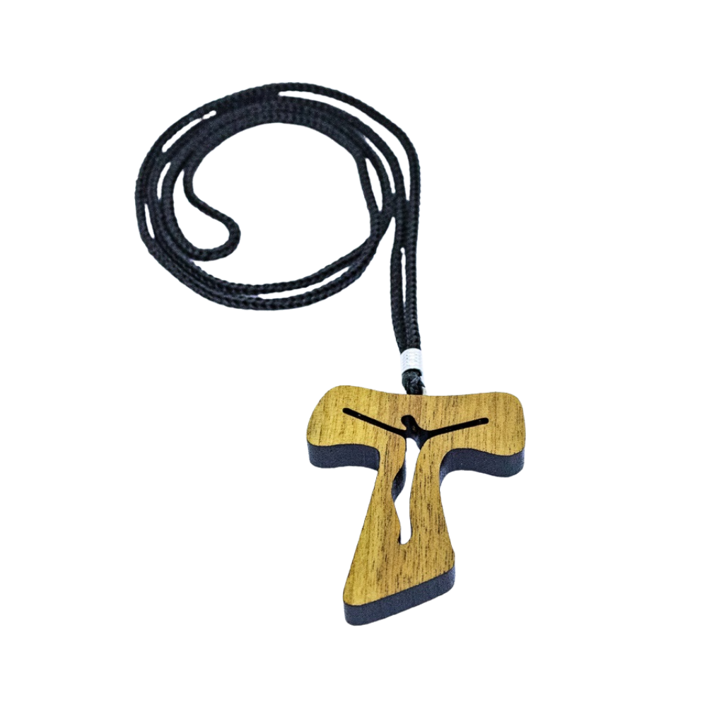 Cordão Tau Cristo Vazado