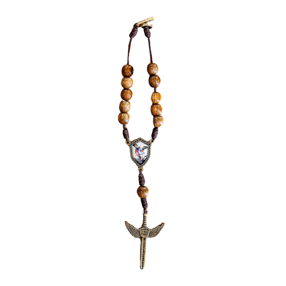 Dezena Carro São Miguel Arcanjo Madeira Ouro Velho