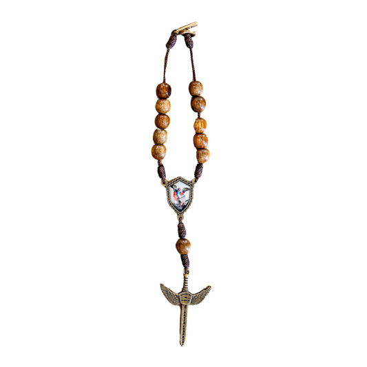 Dezena Carro São Miguel Arcanjo Madeira Ouro Velho