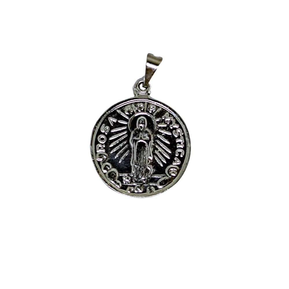 Medalha Nossa Senhora Rosa Mística 2mm - Hesed