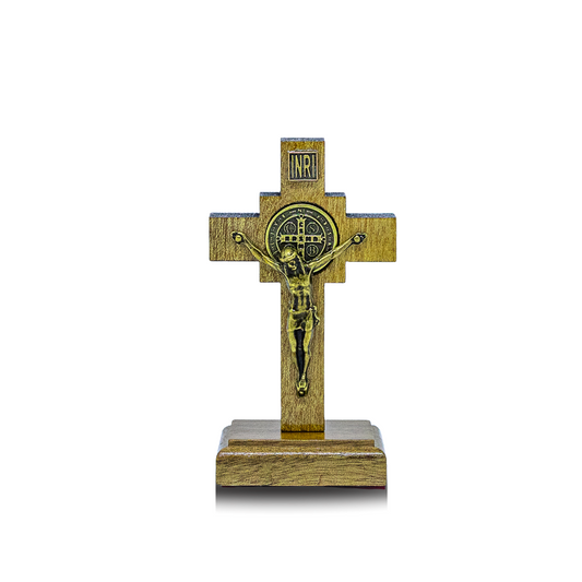 Cruz 7cm 4 Canto Com Base Para Painel de Carro