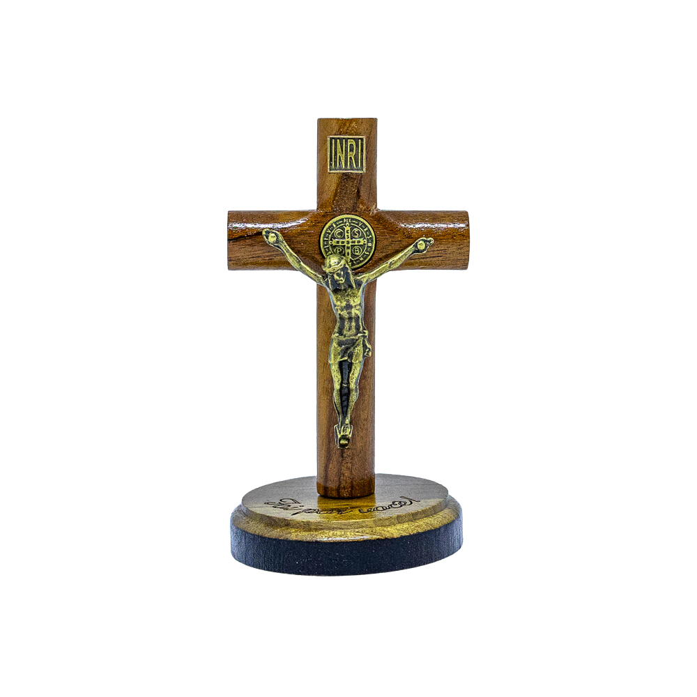 Cruz 7 cm - Pedestal Redondo