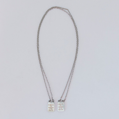 Escapulário de Nossa Senhora do Carmo - Aço