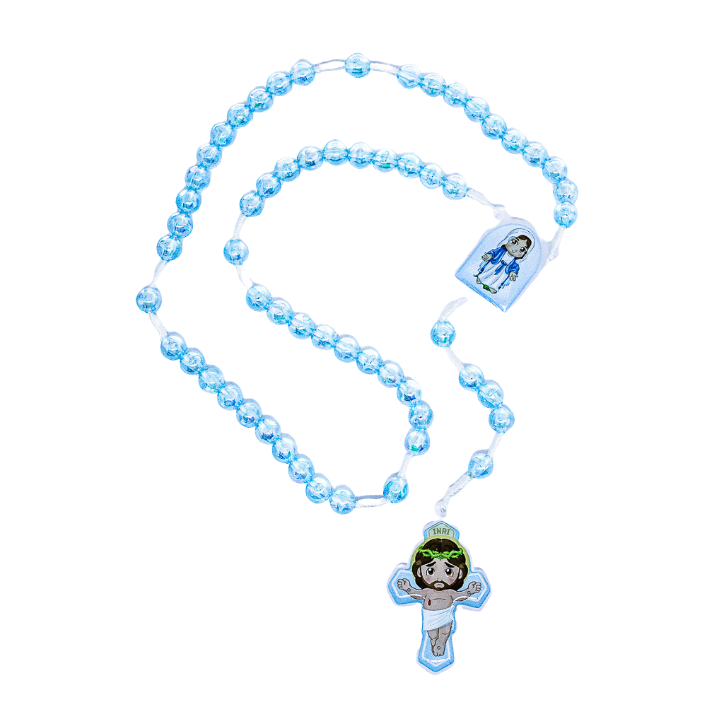 Terço Bolsinha Manto Infantil - Nossa Senhora das Graças