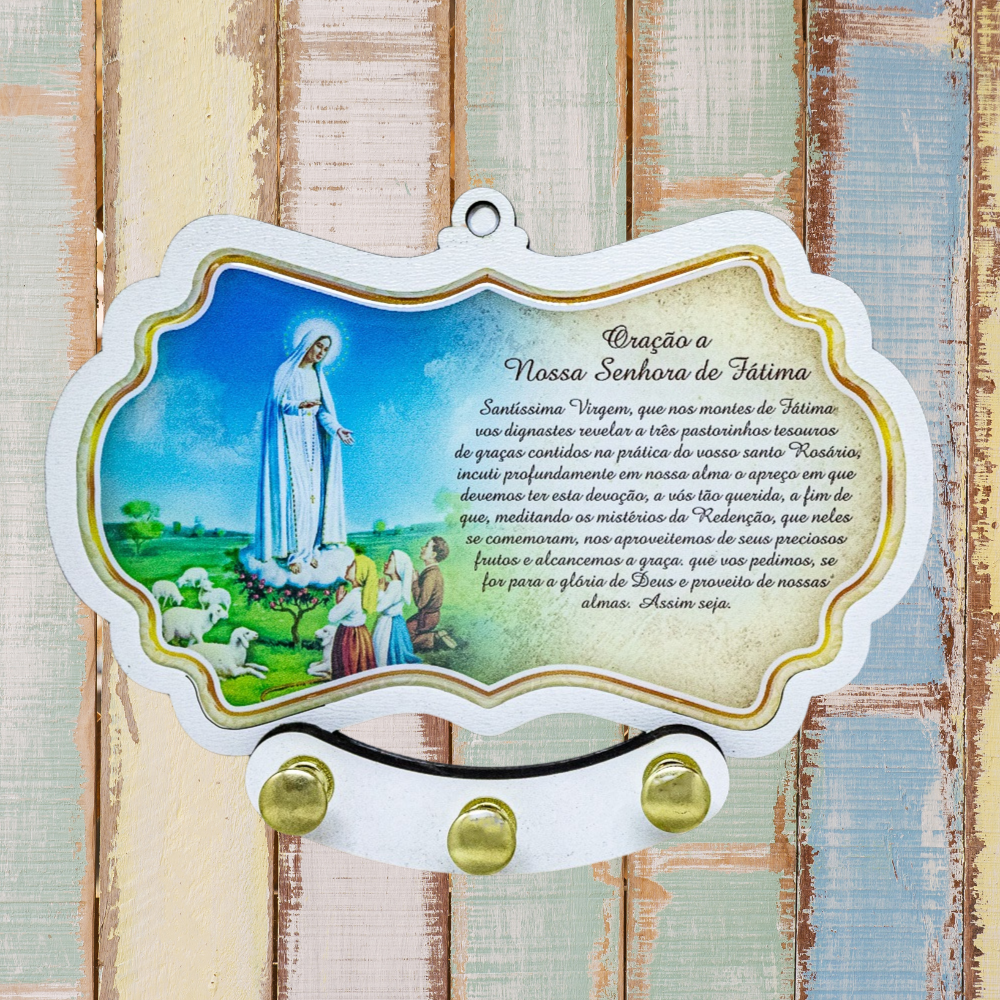 Porta Chaves Nossa Senhora de Fátima - 3 Pinos