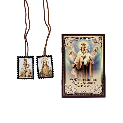 Escapulário Nossa Senhora do Carmo em Lã - Hesed