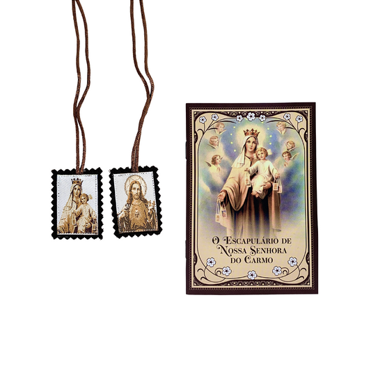Escapulário Nossa Senhora do Carmo em Lã - Hesed